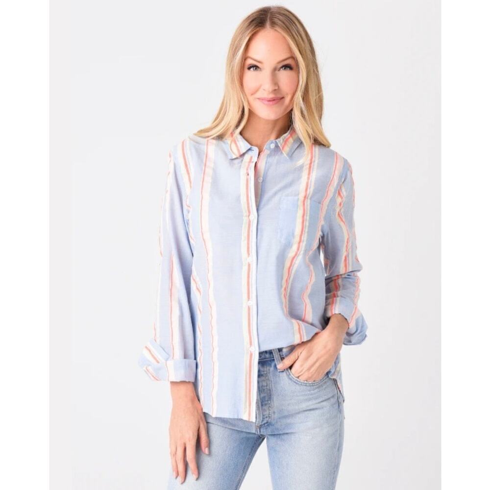 Dylan Tide Stripe shirt Size M